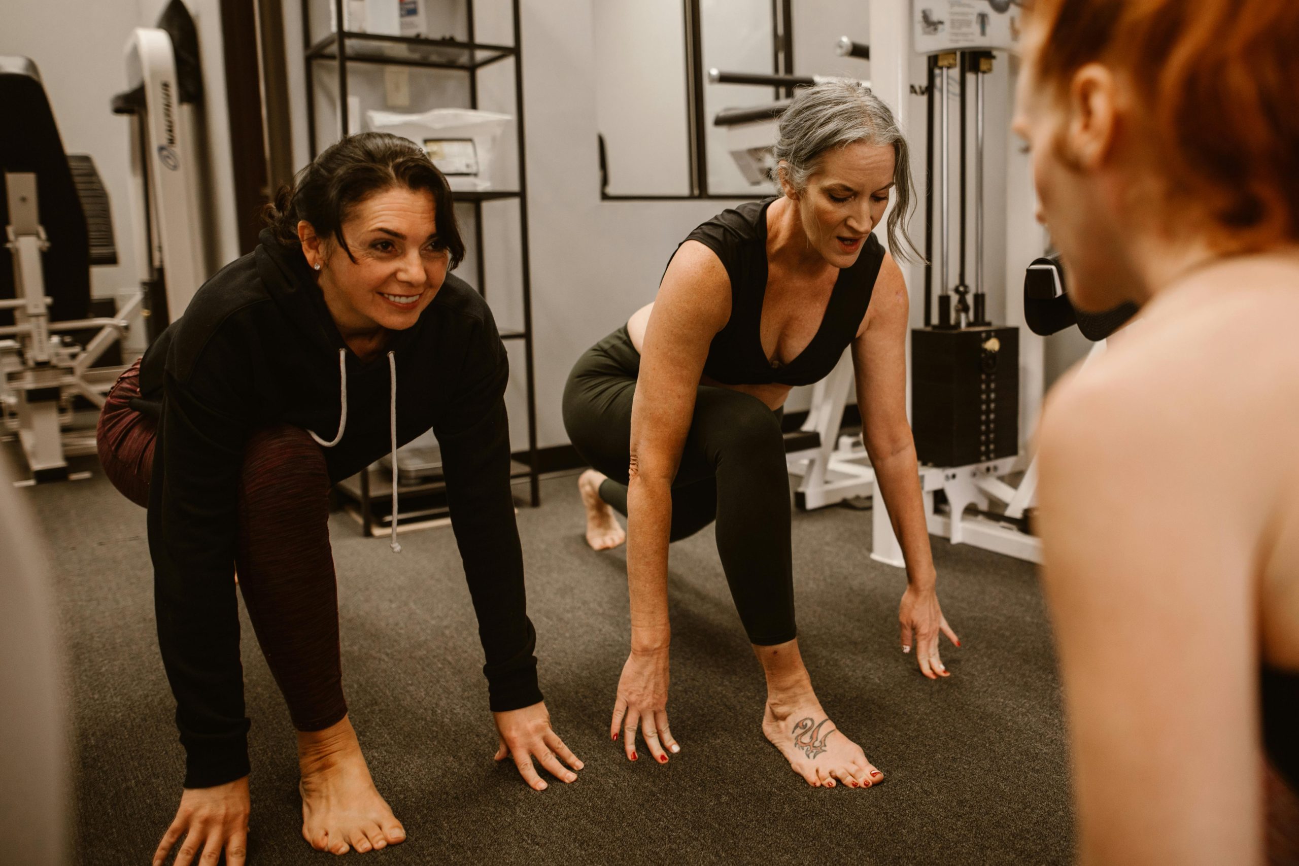 Older women working out