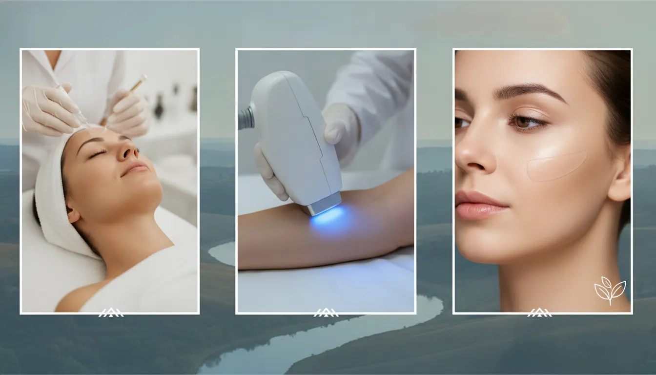 Aesthetic treatments in New Braunfels, TX: facials, laser therapy, and skincare.